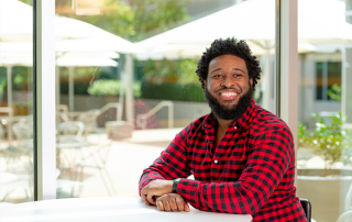Man smiling at camera